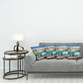 thumbnail image 3 of Ambesonne Scenery Throw Pillow Cover 4 Pack, Calm Lake and Mountain, 20", Blue Green Grey, 3 of 5
