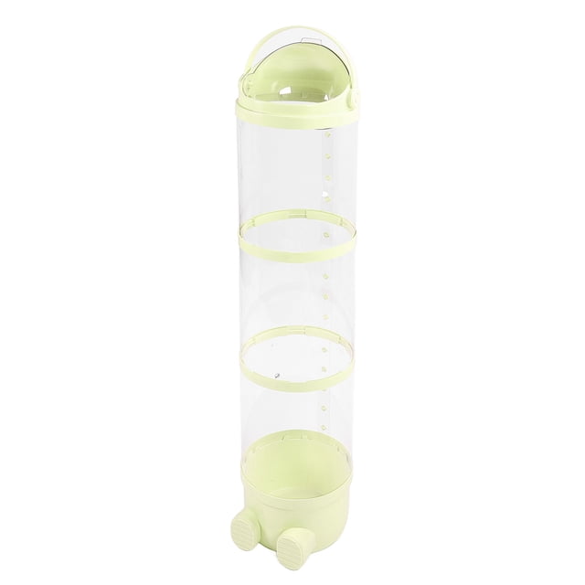 Stuffed Animal Storage Tube, 130cm Height Large Capacity Transparent Vertical Toy Storage Tube with Slide Cover Space Saving Toy Display Organizer Bucket for Kids Room