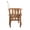 Assorted, variant on Ivory And Brown Solid Wood Director chair With cushion