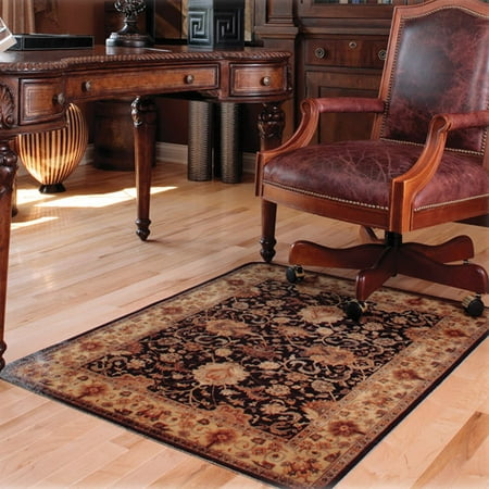 chair mat decorative hard floor floral rectangular deflecto walmart