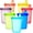 Multicolor, variant on Youngever 7 Pack Kids Sippy Cups, Sippy Cups for Infant, Kids, Toddler, 7 Assorted Color Sippy Cups