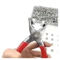 thumbnail image 3 of Snaps Buttons Pliers Set Snap Fasteners Kit Tool Sewing Buttons Press Studs Snap ,Easy to Install, 3 of 6