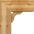 thumbnail image 3 of Ekena Millwork 8"W x 18"D x 18"H Olympic Block Rough Sawn Bracket w/ Offset Brace, Western Red Cedar, 3 of 25
