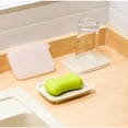 thumbnail image 3 of Kitchen Cleaning Brush, Vegetable Cleaning Brushes Flexible Vegetable Brush Scrubber For Food, Multi-Use Fruit And Veggie Scrubber Fruit And Veggie Cleaner For Home Kitchen, 1Pc(White,4.7x3"), 3 of 8