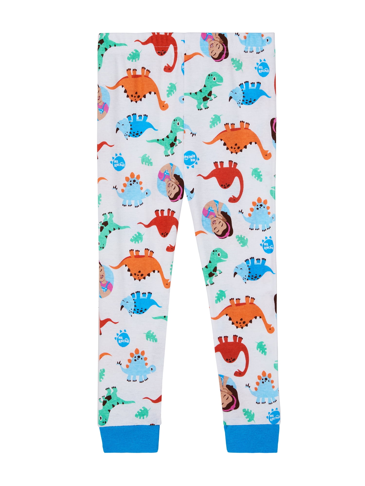 Ms Rachel Toddler Short Sleeve Top and Pants Pajama Set, 2-Piece, Sizes 12M-5T