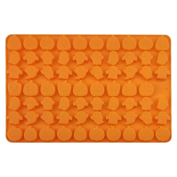 Wxq8sfga Pumpkin Ghost Silicone Ice Cube Tray Non Stick Ice Mould For Candy Chocolate Jelly