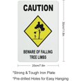thumbnail image 2 of Caution Beware Of Falling Tree Limbs Sign 12 X 8 Inches Reflective Aluminum Metal Warning Signage With Symbol For Indoor Outdoor Use, 2 of 6
