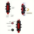 thumbnail image 4 of PENGX USB Rechargeable LED Bike Tail Light - 4 Flashing Modes For Safety And Visibility - Mountain And Road Bicycle Taillight For Riding And Cycling, 4 of 7
