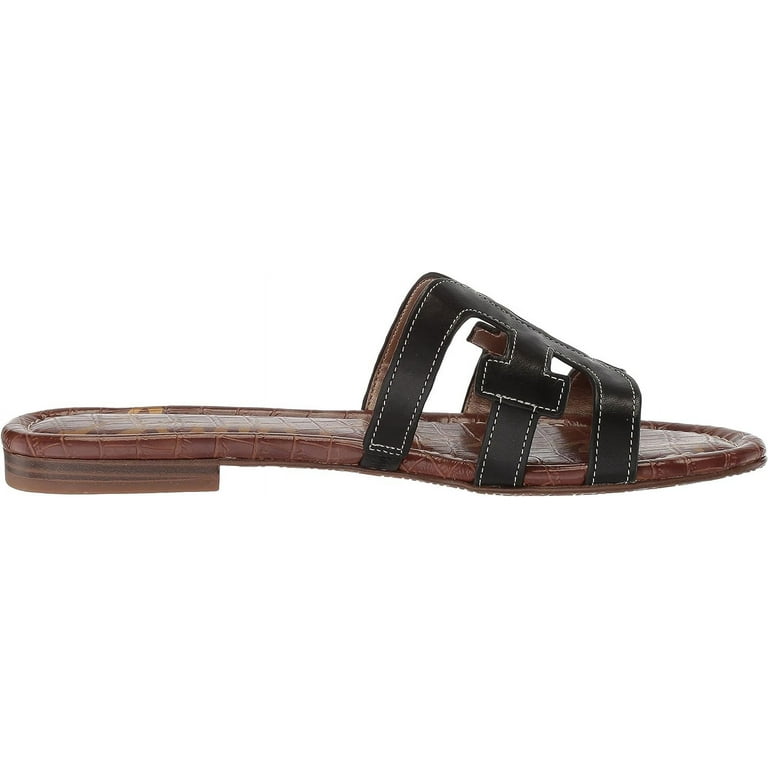 (取寄) サムエデルマン レディース ベイ Sam Edelman women  Bay Black Vaquero Saddle Leather Sam Edelman Women's Bay Sandal Black Leather 5.5M - Walmart.com