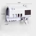 thumbnail image 5 of Portacepillos de dientes con esterilizador UV, dispensador automático de pasta de dientes y exprimidores, 5 of 5