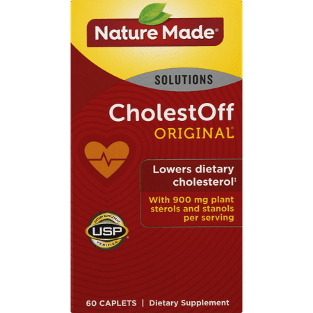 Nature Made CholestOff 60 Caplets (Pack of 3)