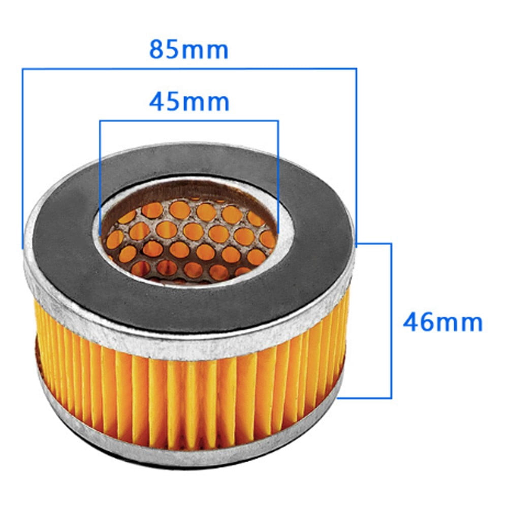 1-3Pcs 3/4" NPT Air Compressor Intake Filter Silencer Metal Housing With Element