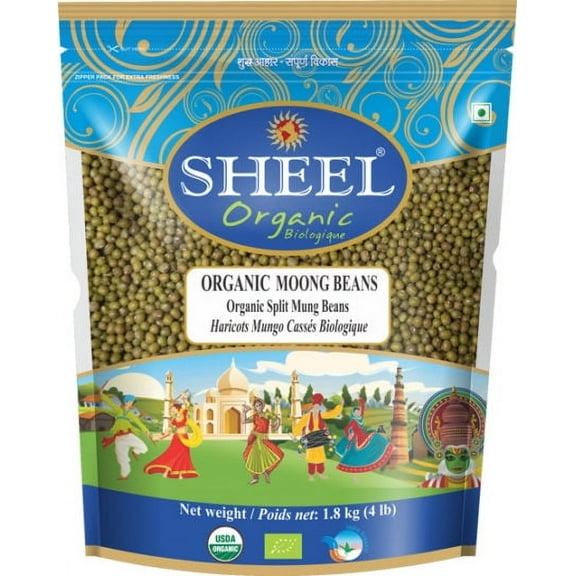 Sheel Organic Green Gram / Moong Beans 4 lbs