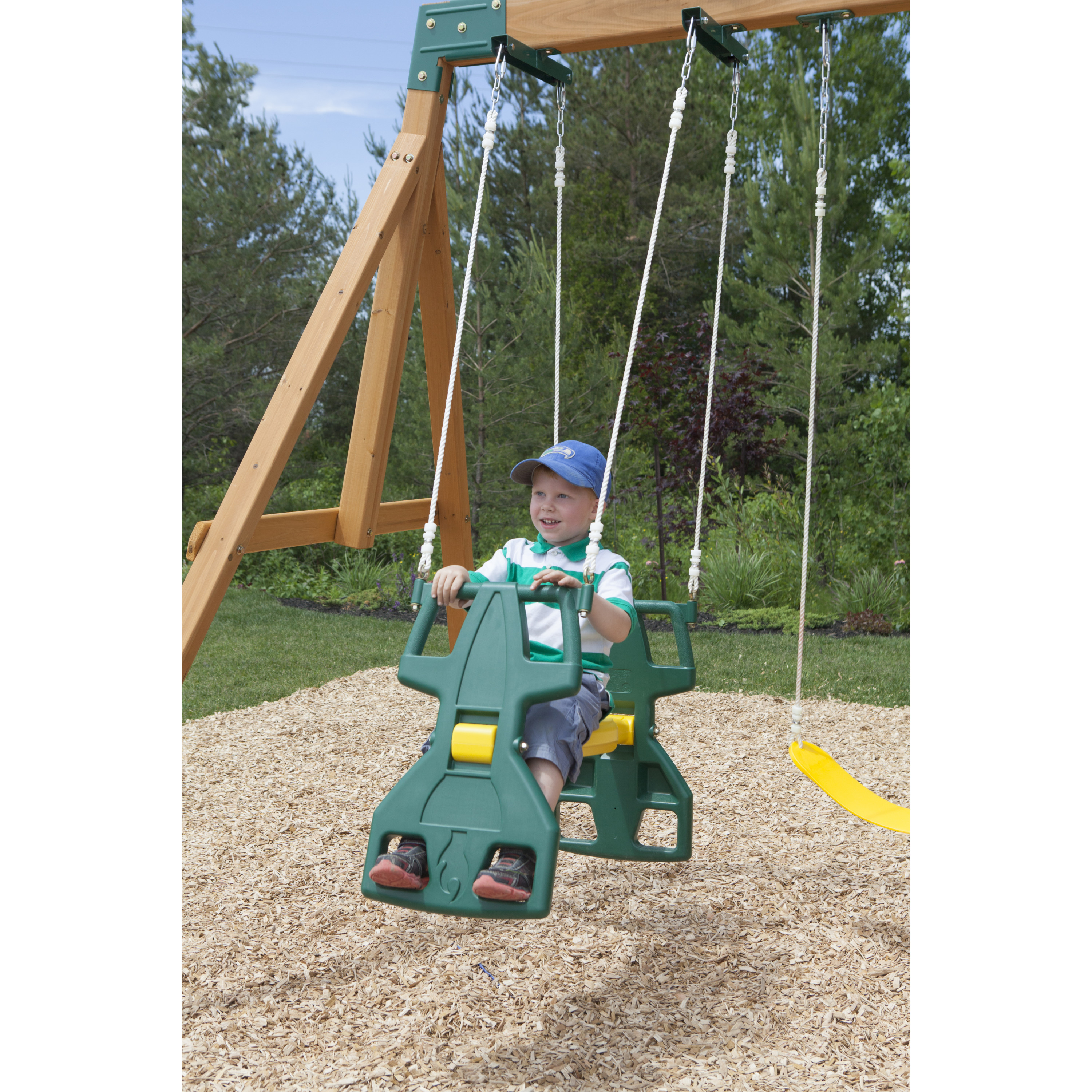 big backyard cloverdale wooden playset by kidkraft