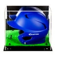 thumbnail image 3 of Deluxe Acrylic Baseball Batting Helmet Display Case with Black Risers, Mirror, Turf Base and Wall Mount (A012-BR), 3 of 7