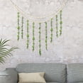 thumbnail image 4 of Xihbxyly Colgante de Pared con Cuentas de Madera, Elegante Diseño de Ramas de Madera Flotante, Decoración Artesanal con Flores Naturales, Estilo Bohemio Chic, Arte de Pared para Sala de Estar, 110 X, 4 of 7
