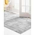thumbnail image 4 of Unique Loom Portland Collection Area Rug - Woodburn (5' 3" x 8' Rectangle Gray/Ivory), 4 of 9