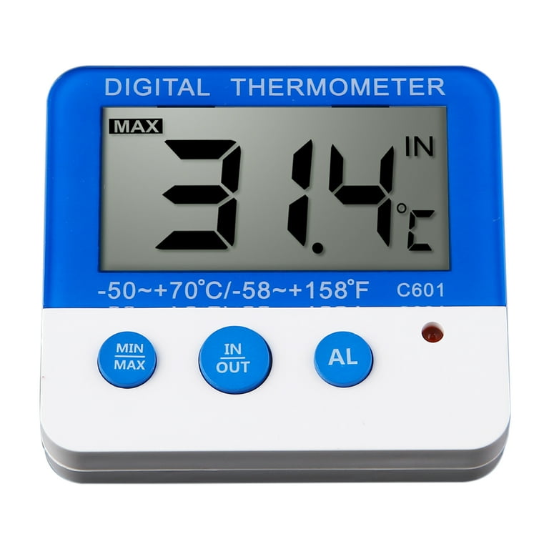 Meterk Digital Fridge Thermometer with Alarm and Max Min