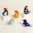 thumbnail image 4 of 1pcs Crystal Chicken Figurine Collection Animal Paperweight Table Centerpiece，Green, 4 of 4