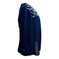 thumbnail image 4 of Blusa George Talla EG Estampado en Pecho Marino, 4 of 4