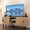 Oak, variant on LEFHDA 62" TV Stand, Storage Cabinet and Entertainment Center with Tambour Door, Mid Century Modern TV Stand for Living Room, Modern TV Console Table for 65/70 Inch TV (Walunt)