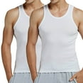 thumbnail image 3 of Afdoent Men's Tank Top Male Sports Slim Undershirt Base Layer Sleeveless Gym Vest Casual Streetwear, 3 of 5