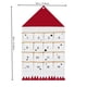 thumbnail image 3 of Decoración navideña, adornos navideños, regalos navideños, calendario de adviento navideño con 24 bolsillos, bolsa para colgar en la pared, decoración para el hogar, cuenta regresiva navideña, fundas, 3 of 6