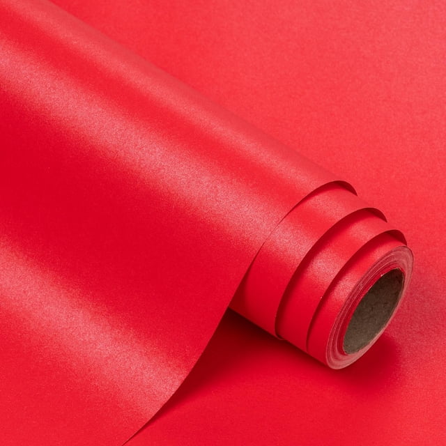 Papel de regalo WRAPAHOLIC Red Pearl 43 cm x 10 m
