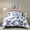 Blue, variant on Wonderful Bedding Elegant 5-Piece Printed Floral Comforter Set