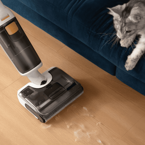 Roborock F25 GT Vacuum Mop All in One, Wet Dry Vacuum Cleaner Cordless, 20000Pa Floor Cleaner Machine for Tile Hardwood Wood Vinyl Floor, Edge to Edge Self Cleaning Electric Mop with 180° Lie-Flat