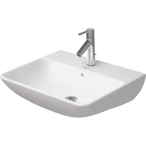 Duravit 2335550000 White Ceramic 21" Wall Mounted Sink