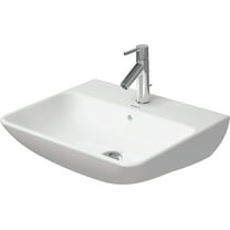 Duravit 2335550000 White Ceramic 21" Wall Mounted Sink