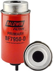 Baldwin Heavy Duty BF7950D Fuel Filter,7-21/32 x 3-1/2 x 7-21/32 In 