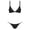 Black#9527, variant on BOOMNY Womens Bikini Sets 2 Peice Swimsuit For Women Solid Color Swimwear Spaghetti Straps Low Rise Cozy Soft Bathing Suits