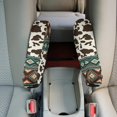 thumbnail image 4 of Yuyamidu Aztec Car Front Seat Armrest Cover 2 Pcs Cow Print Armrest Protector Covers Elastic Car Seat Arm Rest Decorative Accessories for Most Auto SUV Truck, 4 of 7