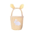 thumbnail image 1 of Deeceymbur Plaid Easter Storage Handbag with Rabbit Ears for Candy Egg Gift Spring Party Favor Home Decor Carryall, 1 of 6