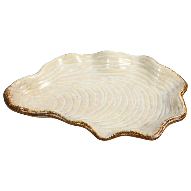 MasteelfCA 1 Pce Assiette en Forme de Coquillage Assiette de Nourriture Occidentale Assiette de Salade de Fruits Assiette (Café)