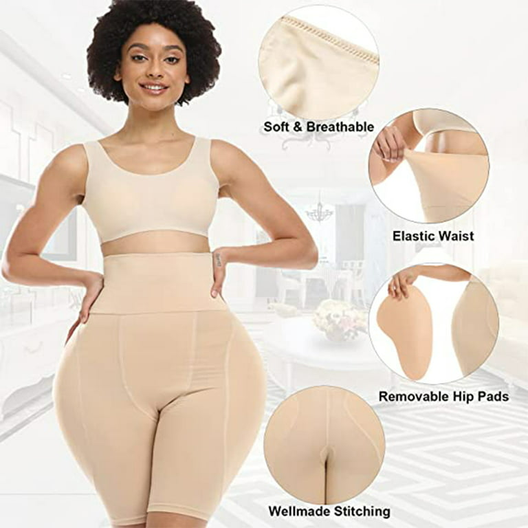 Fake ass hip pads butt lifter enhancer thigh trimmer control panties women  high waist trainer shapewear body shaper padded panty
