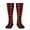 2 Black-2, variant on Womens Red Buffalo Plaid Print Knee High Socks Comfy Thermal Boot Long Socks