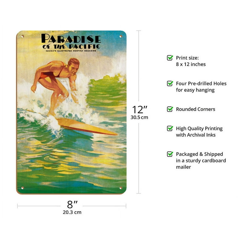 Paradise of the Pacific - Surf Rider - Vintage Hawaiian