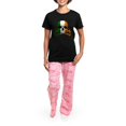 thumbnail image 4 of CafePress - Irish Bad Ass_Plain Women's Dark Pajamas - Women's Short Sleeve Print T-Shirt and Pants Dark Cotton Pajama Set, 4 of 7
