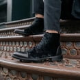 thumbnail image 4 of TAFT Jack Boot Handcrafted Leather and Wool Men's Dress Boot (Black Velour, 9), 4 of 5