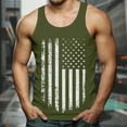 thumbnail image 4 of Caqnni Mens Graphic Tees Casual Tshirt American Vintage Flag Pattern Vintage T Shirts Shirt (AG,L), 4 of 4