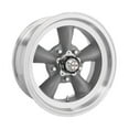 thumbnail image 2 of American Racing Vn105 Torq Thrust D 15X7 5X120.65 -6Et 83.06Cb Torq Thrust Gray Machined Lip Wheel, 2 of 3