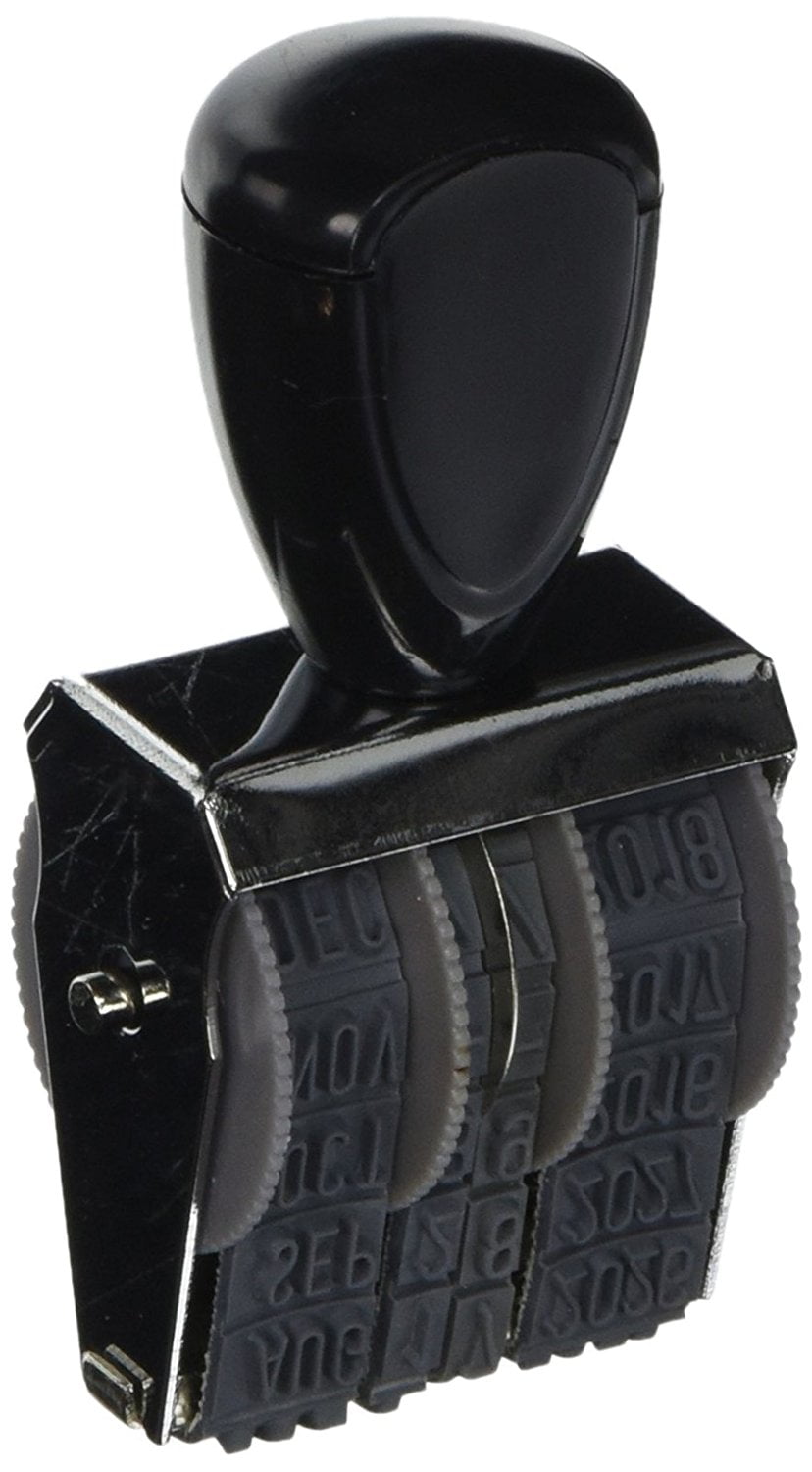 Traditional Rubber Date Stamp, Type Size 2, Black (RD020), Reliable