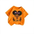 thumbnail image 2 of Zecgelong T-Shirt Décontracté à Manches Courtes et Col Rond pour Filles, Imprimé Dessin Animé, Taille 2-4 Ans, 2 of 4