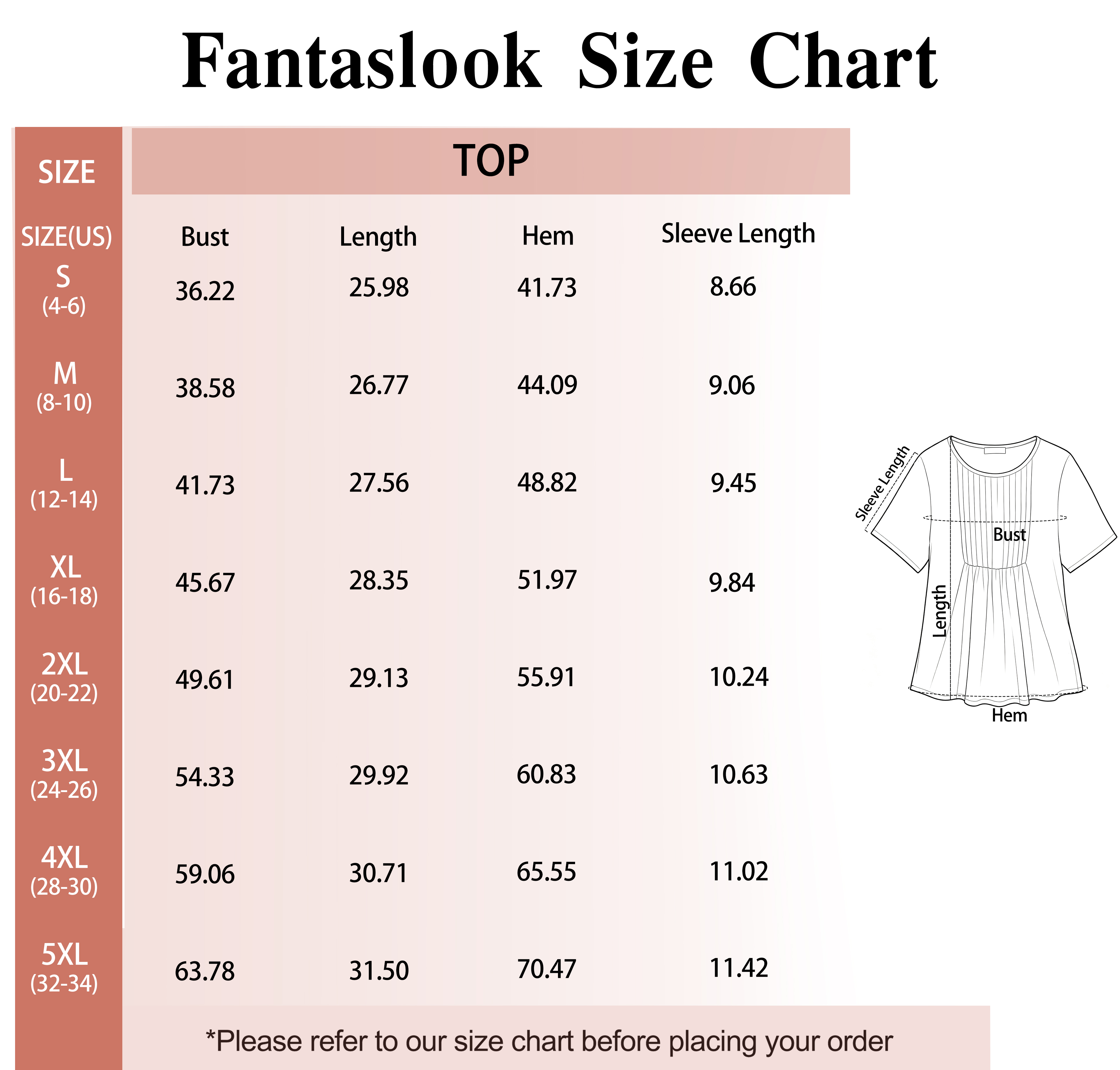 Fantaslook Women's Pleated Tunic Blouse, Short Sleeve, Pink photo 8