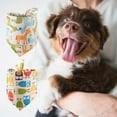 thumbnail image 3 of Greeniant Pet Slobber Bufanda Algodón Toalla Ajustable Interior Exterior Pequeños Animales Collar Ropa para mascotas Tipo 2, 3 of 6