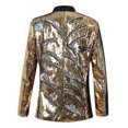 thumbnail image 3 of WILLBEST Jackets for Men Men's Performance Silver Sequin Male Stage Performance Slim Fit Jacket, 3 of 3