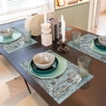 thumbnail image 6 of Placemats Set of 4 / 6, Pirate Adventure Map Placemats for Dining Table Indoor/Outdoors Heat Resistant Washable Placemats 18" x 12", 6 of 8